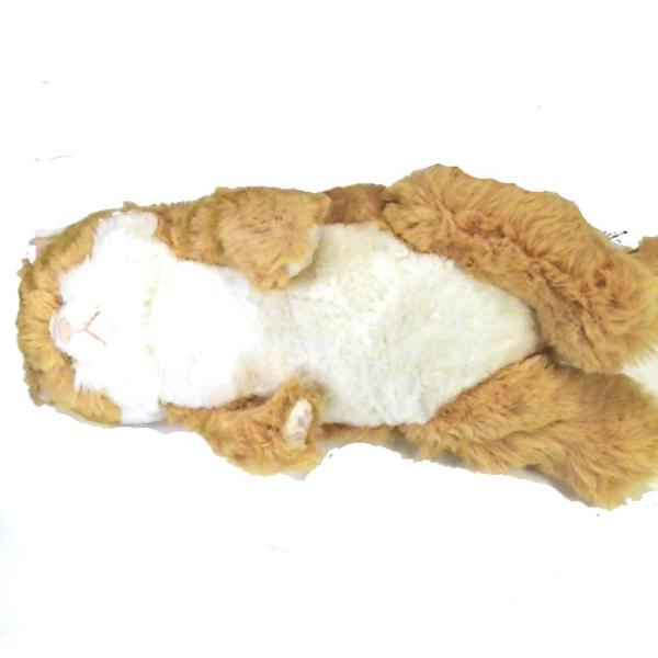 ひざねこすやすや ぬいぐるみ｛M}．ちゃしろ猫 2429-17