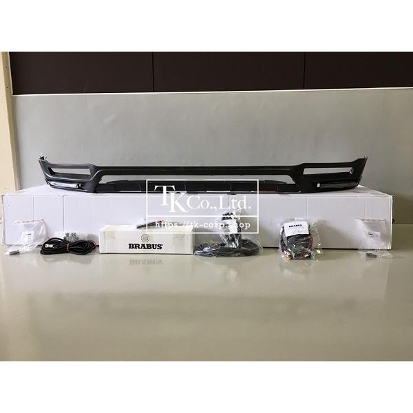 BRABUS本物 W463A G63用フロントリップスポイラー新品 BRABUS ブラバス フロントスカート アドオン リップスポイラー