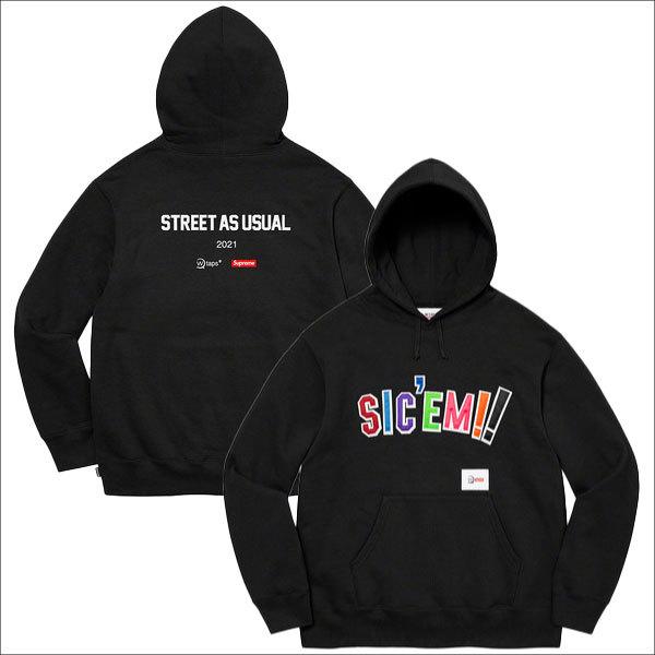 Supreme WTAPS Sic'em! Hooded Sweatshirt Black シュプリーム Supreme WTAPS Sic'em! Hooded Sweatshirt Black シュプリーム