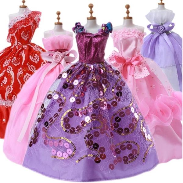 プリンセスドールドレス ウェディングアクセサリーおもちゃ 29.97cmドール用 ホームデコレーション 女の子向けギフト (ドールは含まれません)