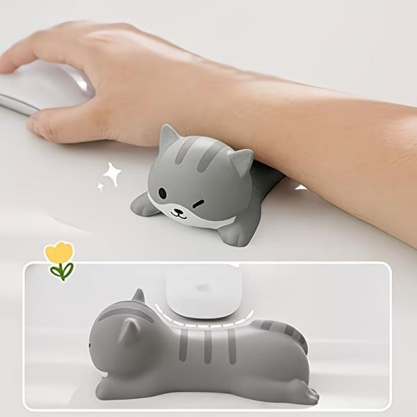 かわいい リストレスト サポート マウス キーボード パソコン デスク 人間工学に基づいた事務用品 低反発 PU マウスパッド