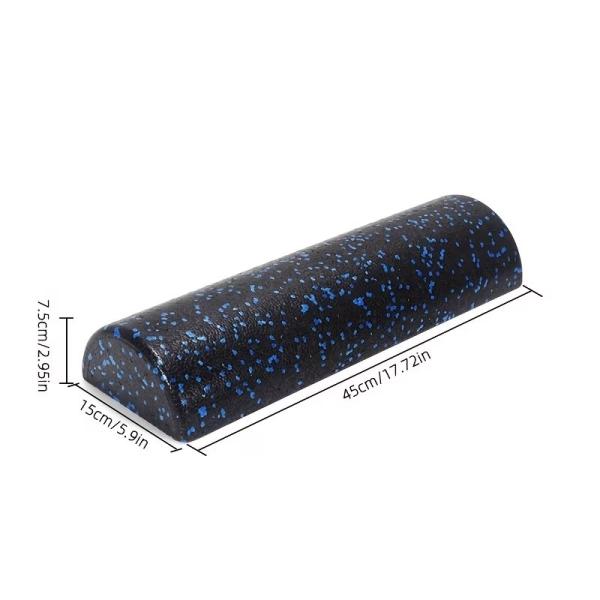2色 ブラック EPP 半円形 フォームローラー バランス サポート 筋力トレーニング 4種類 長さ 30.0cm 45.01cm 59.99cm 8