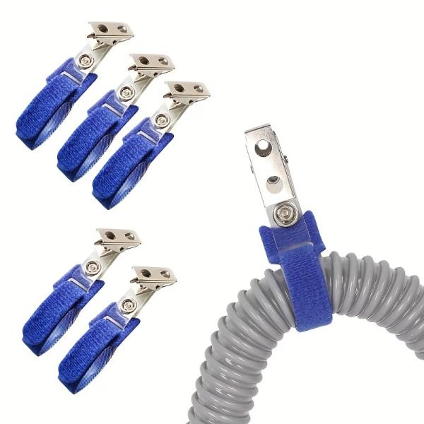 5個セット CPAPホースホルダークリップ - 酸素チューブ/カニューレホルダー - 絡まないCPAPチューブシステムで安眠をサポート