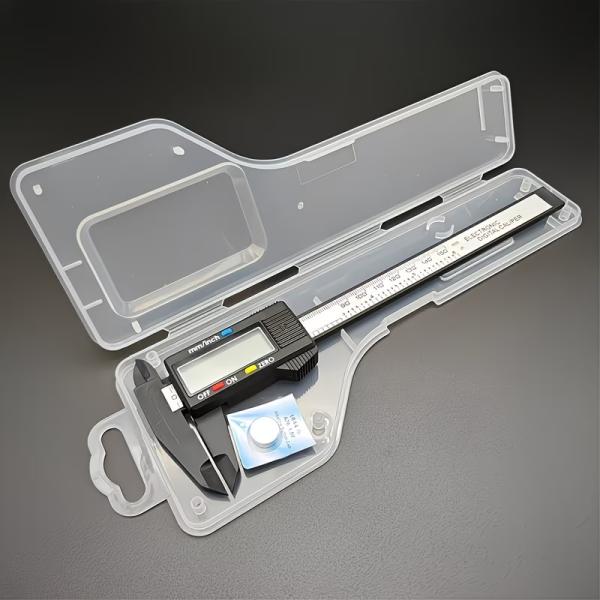 Swardman Tool 150mm ブラック 電子ノギス 収納ケース付き デジタルノギス 測定工具 大画面 自動電源オフ機能 インチとミリの簡