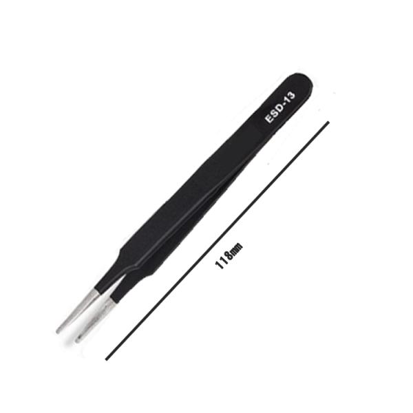 ピンセット 精密 ESD-13 精密ピンセット 園芸用ピンセット ピックアップツール ツイーザー