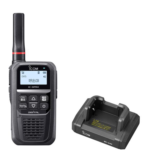 ICOM アイコム icom IC-DPR4 LITE PLUS+BC-249 インカム 登録局