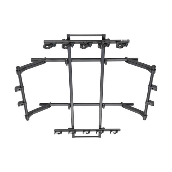 カーメイト(Carmate) inno(イノー) 【5本積み可能】 クランプ式 ロッドホルダー ブラック 日本製 車載 釣り竿 ホルダー IF26BK