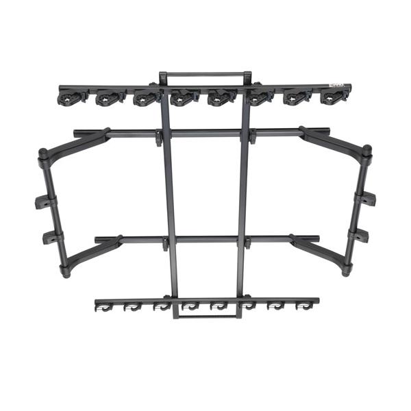 カーメイト(Carmate) inno(イノー) 【8本積み可能】 クランプ式 ロッドホルダー ブラック IF27BK