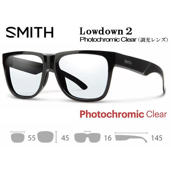 SMITH スミス Lowdown2 調光レンズ SMITH スミス ローダウン2 調光レンズ フレーム：Black Lowdown2