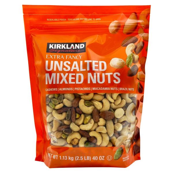 他サイト： カークランド ミックスナッツ 無塩 1.13kg　大粒 大容量 アーモンド ピスタチオ カシューナッツ コストコ　新品　賞味期限2026年9月以降の商品画像