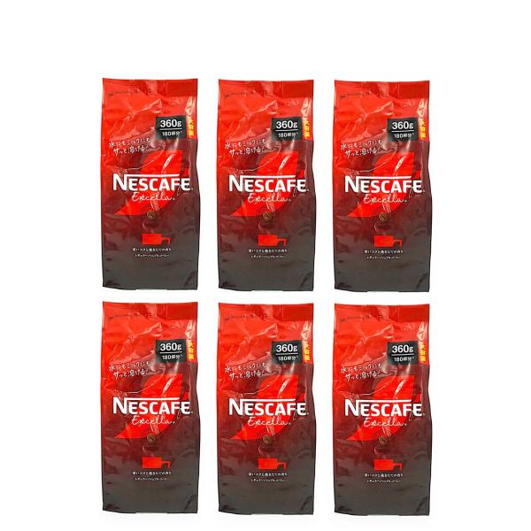 ネスカフェ エクセラ 360g×6袋セット 詰め替え用 新品 賞味期限2026年7