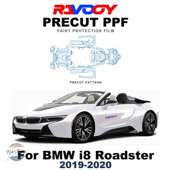 並行輸入品 i8 ロードスター BMW ヘッドライト カスタムパーツ アクセサリー プレカット ppf 5mil tpu ペイント プロテクション フィルム ボ