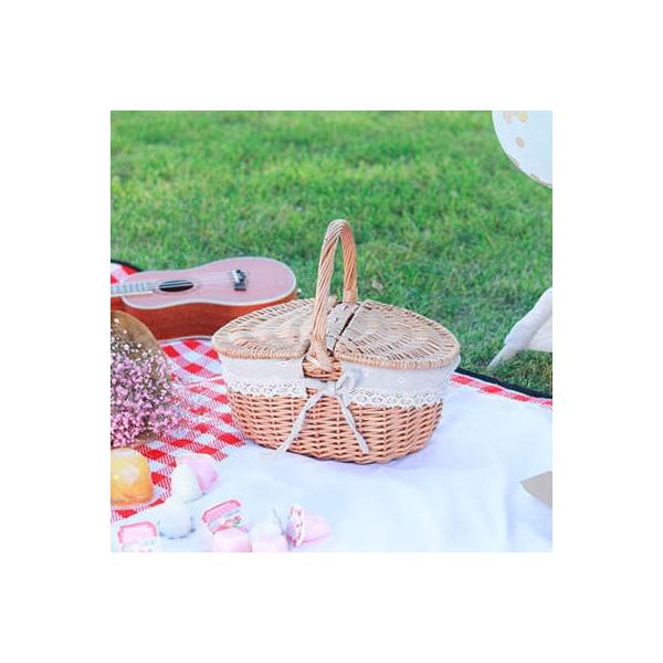 商品情報ピクニックバスケット レディース 草編み 送料無料ピクニックバスケット 手提げバッグ レジバッグ レディース 野菜 収納 お買い物バッグ 大容量 バッグ 手提げ おしゃれ レジャー 軽量 マザーズバッグ 新作 送料無料商品詳細■カラ...