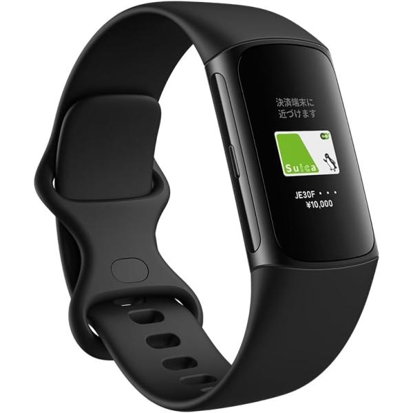 Fitbit Charge 6 トラッカー Obsidian/Black [防水/最大7日間の