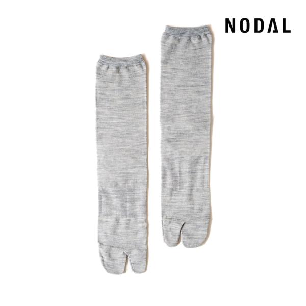 【DM便190円】NODAL Australian MerinoWool Socks（Melange Gray） ノーダル オーストラリアンメリノソックス メランジグレー