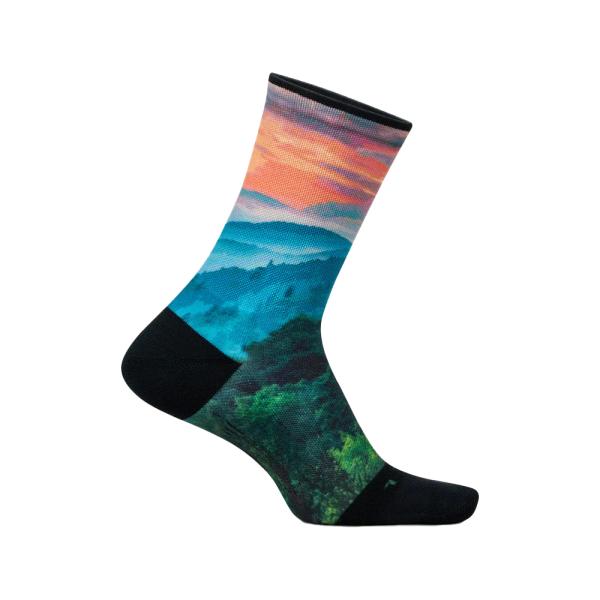 【DM便190円】Feetures フィーチャーズ Elite Light Cushion Mini Crew - Limited Edition - Landscape Collection - Smoky