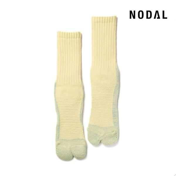 【DM便190円】NODAL 84N Wool Long Socks（PailYellow） ウールロングソックス NDY09