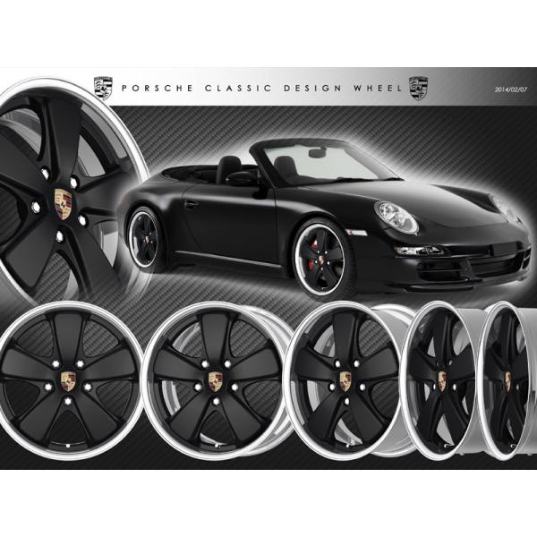 ■新品■ポルシェ911(997カレラ・ターボ)用RTRクラッシックホイール(WORK製フルリバース) 10J-18 pcd130/5H オフセットオーダー可能