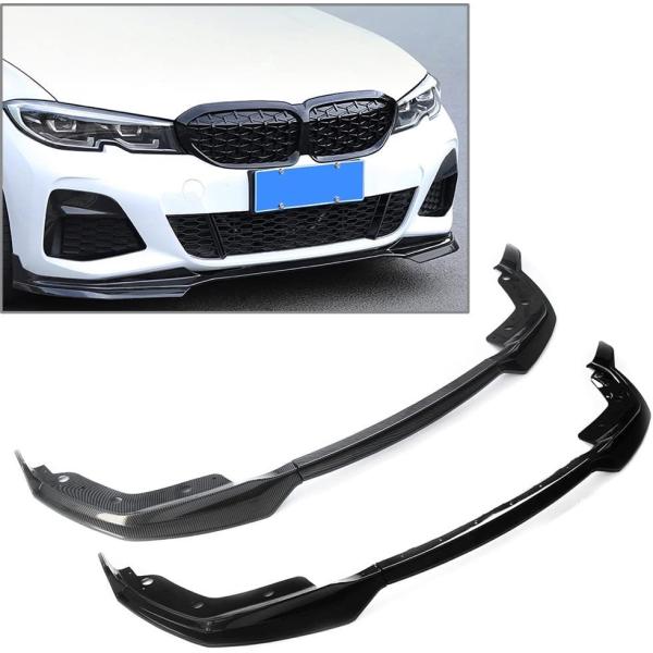 新作続 BMW 3シリーズ G20 M-sports フロントスポイラー リップ 送料込