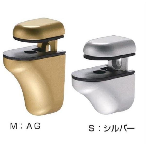 棚受け金具ブラケット 棚グリップA型 Mサイズ シルバー、AG、黒、白 1
