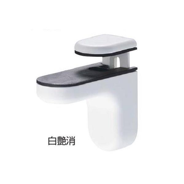 金属製棚受けブラケット シルバー　2個セット 棚受け金具ブラケット 棚グリップB型 Lサイズ シルバー、白 1個 : TMK