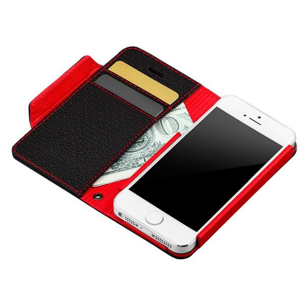 Iphonese ケース 本革 手帳型 レザー カバー Iphone 5s 高級 革 ケース アイフォンse アイフォン 5s マグネット シンプル パンチング 黒青 Buyee Buyee 日本の通販商品 オークションの代理入札 代理購入