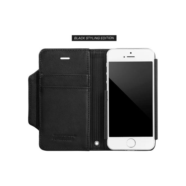 Iphonese ケース 手帳型 本革 Iphone 5s 高級 レザー カバー 手帳型 アイフォンse アイフォン 5s マグネット シンプル ファインナッパ 黒黒x黒 Buyee Buyee 日本の通販商品 オークションの代理入札 代理購入