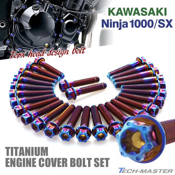 カワサキ ニンジャ1000/SX Ninja エンジンカバー クランクケース