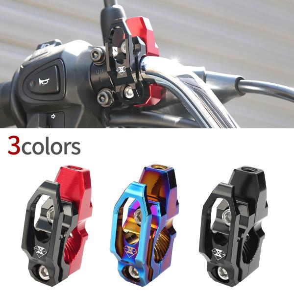 ■商品タイトル　汎用 ハンドルバー用 コンビニフック ■数量　数量1で1点　※2点必要な場合は数量2でご購入下さい。■材質　T6063 アルミニウム■適合車種　汎用タイプ。サイズ等でご判断ください。なお、適合車種に関しての回答は致しておりま...