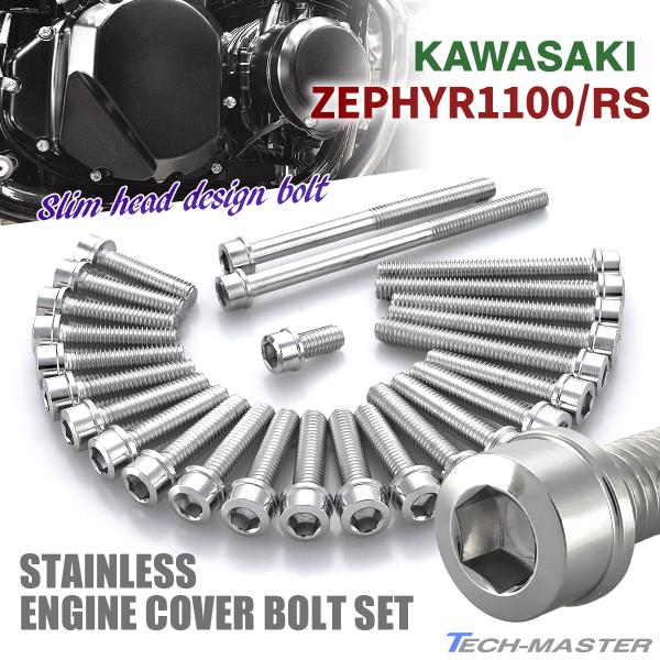 カワサキ ゼファー1100 RS エンジンカバー クランクケース