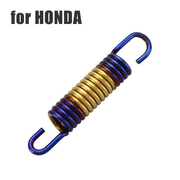 ■商品番号　TE0018■商品名　汎用 センタースタンドスプリング■数量　数量1で1個■商品サイズ　全長：85mm　※詳細サイは画像参照■商品カラー　ゴールド×焼きチタンカラー　　※サイズやカラーごとに価格が異なる為、購入後の商品の変更はで...