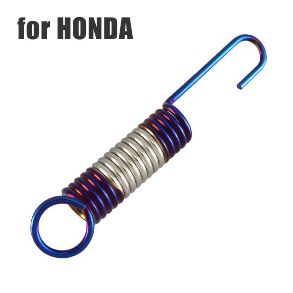 ■商品番号　TE0030■商品名　汎用 センタースタンドスプリング■数量　数量1で1個■商品サイズ　全長：105mm　※詳細サイは画像参照　※記載のサイズは平均値です。個体により誤差がございます。■商品カラー　シルバー×焼きチタンカラー　　...