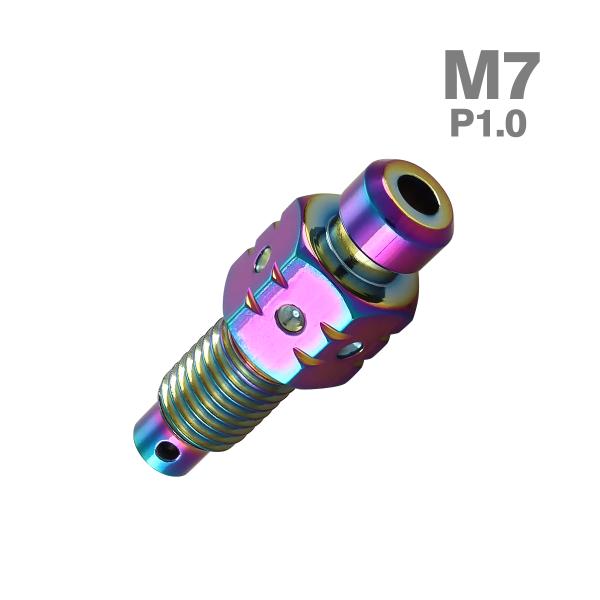 エアブリーダー スクリュー ステンレス製 M7 P1.0 エアブリード レインボーカラー TH0599