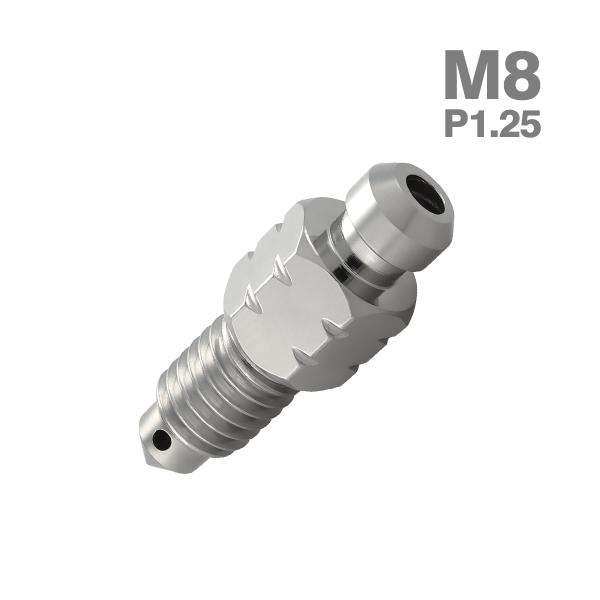 エアブリーダー スクリュー ステンレス製 M8 P1.25 エアブリード シルバーカラー TH0616
