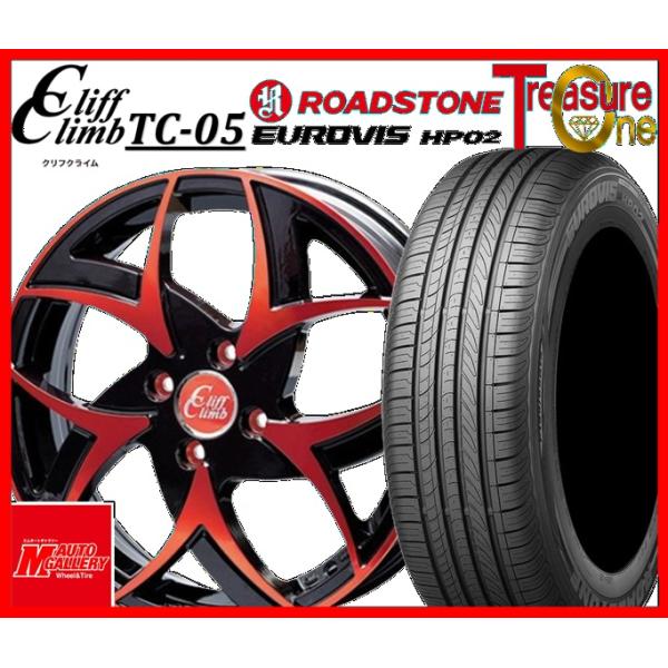 加須大桑 新品 サマータイヤホイールセット クリフクライム TC-05 14x4