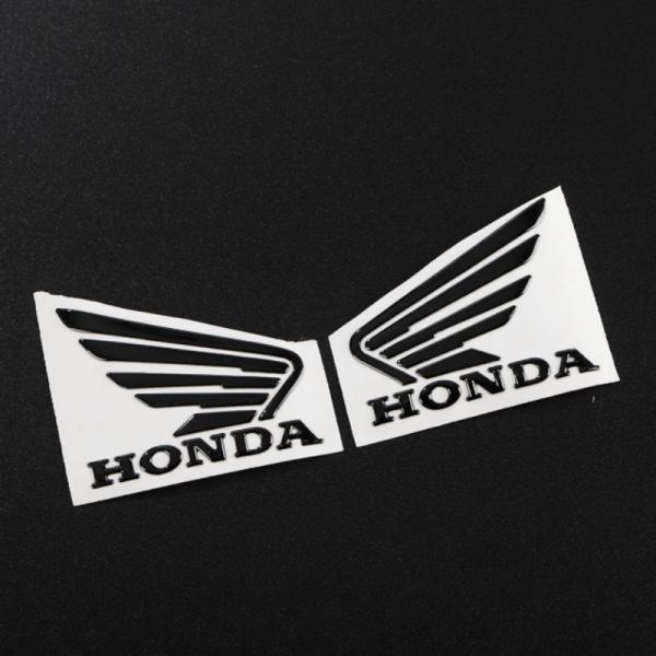 �z���_ �X�e�b�J�[ �E�C���O�}�[�N �G���u���� 3D ���̃X�e�b�J�[ HONDA �o�C�N �J�X�^�� �I�[�g�o�C ���� ���i�摜3