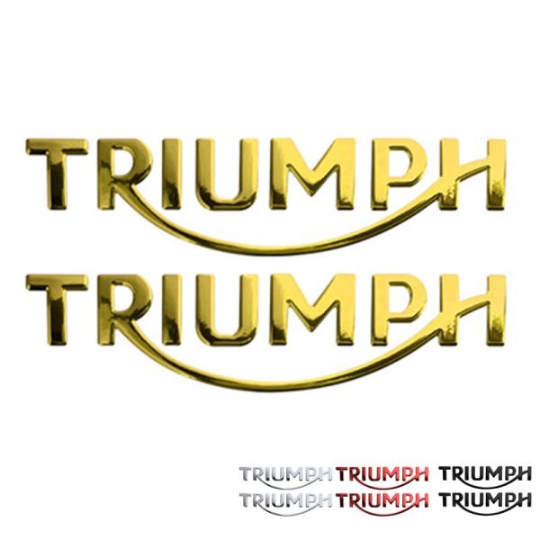 トライアンフ ステッカー TRIUMPH エンブレム ロゴ 3D 立体ステッカー バイク カスタム オートバイ 爆買