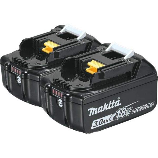 ２個セット マキタ バッテリー 18V BL1830B USA 純正 MAKITA 残容量 