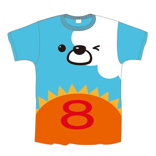 てんタマくんTシャツ（クレヨン天気・キッズなりきり風） : TNCももち