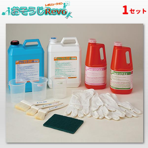 木部用あく洗い エコシリーズ。古家から新築まで、毒劇物を含まない非劇物、普通タイプ■メーカー：株式会社ミヤキ■商品名：あく洗い自慢エコタイプ■容量：アクトップエコAB/各4L、シミトップエコ/1.8L、カビトップエコ/1.8L■標準使用量：...