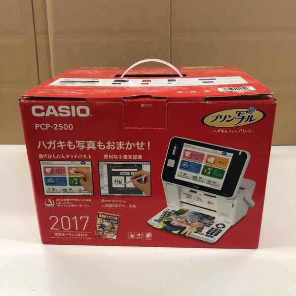 （中古品）カシオ はがき＆フォトプリンター 8型タッチパネル・手書き認識対応プリン写ル PCP-2500【商品説明】※掲載されている商品の写真は代表写真となっておりますので、外箱、説明書、リモコン等は付属しない場合がございます。用途機能とし...