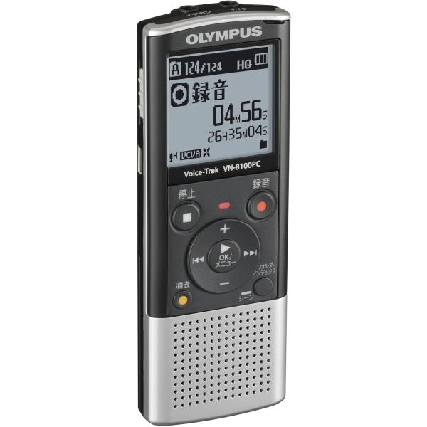 （中古品）OLYMPUS ICレコーダー VoiceTrek VN-8100PC【商品説明】※掲載されている商品の写真は代表写真となっておりますので、外箱、説明書、リモコン等は付属しない場合がございます。用途機能として最低限の付属品はお送り...
