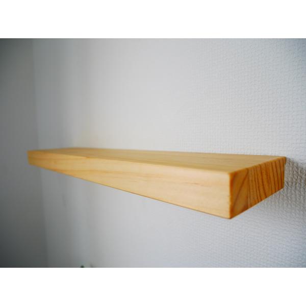 [Release date: June 23, 2023]金具の見えないシェルフ◎木の温もりでお部屋をおしゃれに！耐荷重→５ｋｇ日本の製材工場から直接買い付けたメルクシパイン材を使用しています。角を４５度にカット後ペーパーをかけております。...