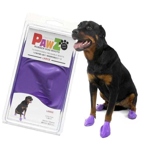 「商品情報」説明商品紹介あらゆる悪環境から愛犬の肉球を守ることができる、使い捨ての100%天然ゴム製のブーツが「ポウズ・ラバードッグブーツ」です。外へと散歩に出た時に肉球を汚さずに済むのはもちろん、夏の暑いアスファルトや砂浜を歩いた時にはや...