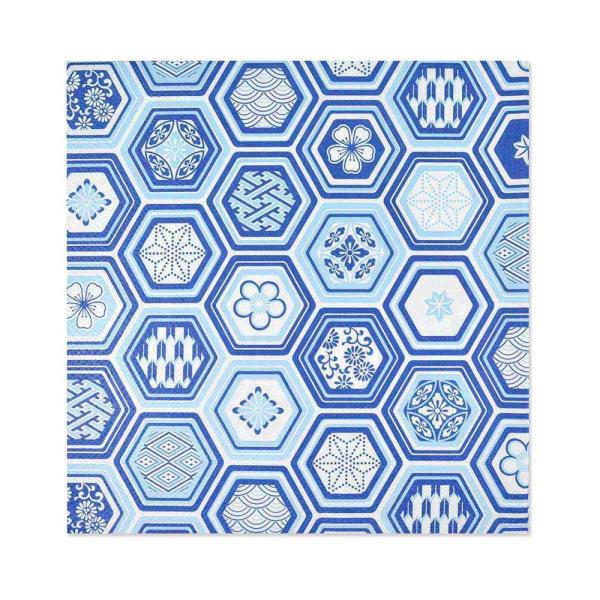 「商品情報」食事を楽しく演出♪テーブルに彩りを添えるペーパーナプキンはいつものティータイムを手軽にランクアップ。日本の伝統柄である亀甲模様のペーパーナプキン。和食器にも合う柄です。テーブルに彩りを添えるペーパーナプキンはいつものティータイム...