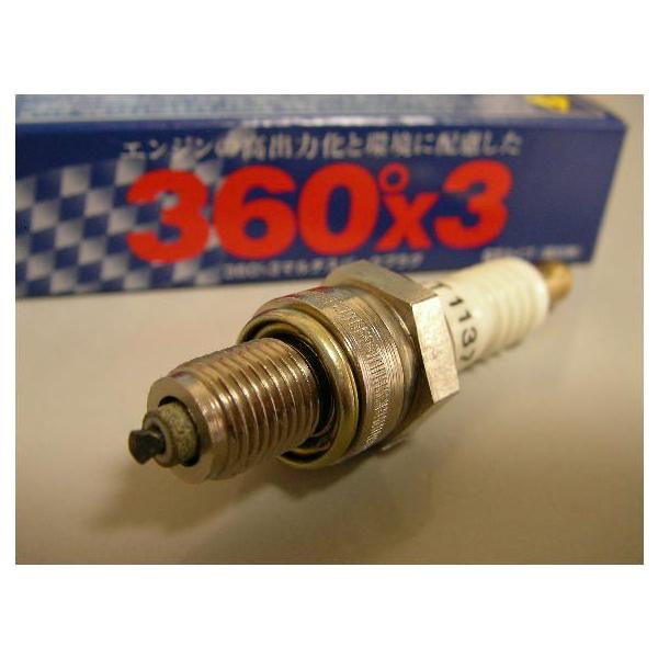 360x3マルチスパークプラグ　T4S (主に4サイクルスクーターに対応)