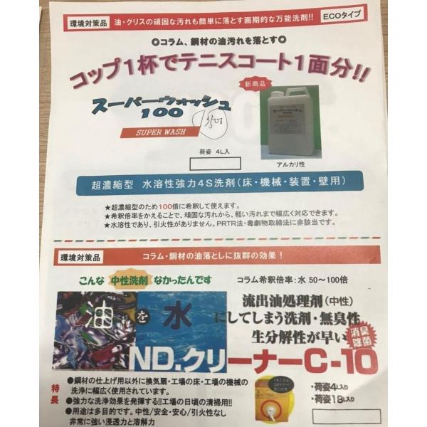 超濃縮型 スーパーウォッシュ100 水溶性強力4S洗剤(床・機械 超濃縮型 スーパーウォッシュ100 水溶性強力4S洗剤(床・機械