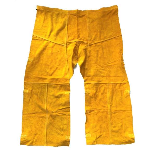 溶接自然皮 ローハイド（黄色）白ひも 1枚単価 新商品 : TOAN ヤフー