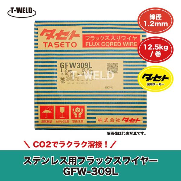 タセト 溶接 CO2 ステンレス 用 フラックス入りワイヤ SUS GFW-309L 