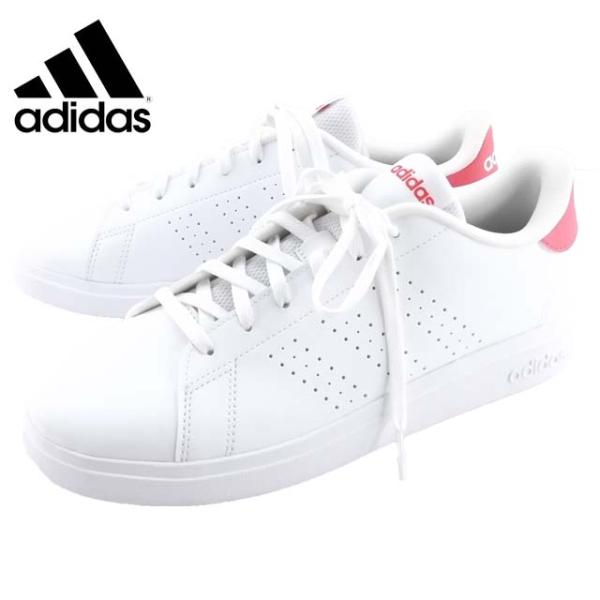 adidas スニーカー キッズ KJ4247 アディダス 子ども ジュニア 白 靴 ヒモ レースアップ 小学生 通学 学校 登校 カジュアル シンプル